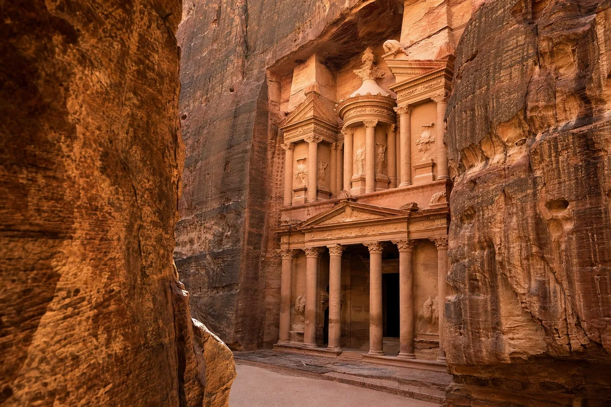 The Treasury at Petra, Jordan